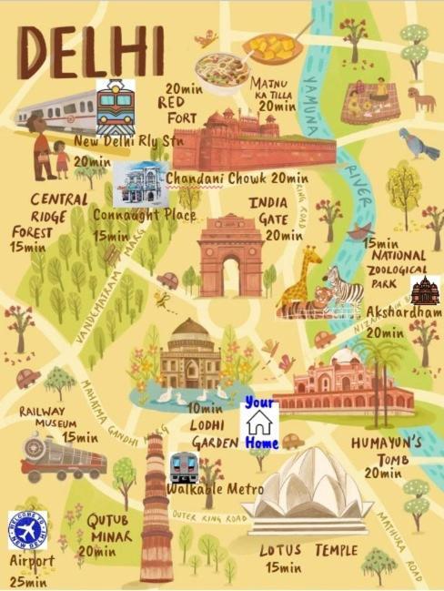 Lutyen's Delhi Neighbourhood Prime Homestay *